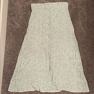 Petal & Pup Floral Green Women's Skirt